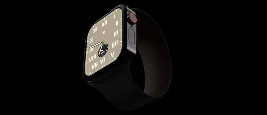 Conceptul Apple Watch cu un design similar cu iPhone 12